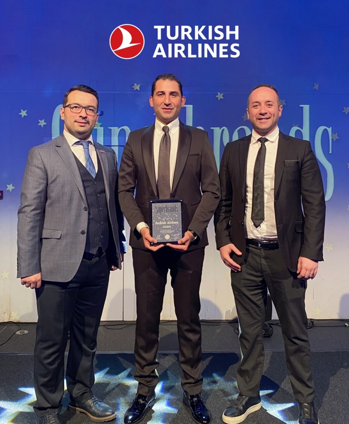 Turkish Airlines с награда Superbrands за най-добра потребителска марка